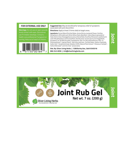 Silver Lining Joint Rub